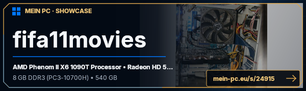 PC-Showcase fifa11movies von fifa11movies auf MEIN PC