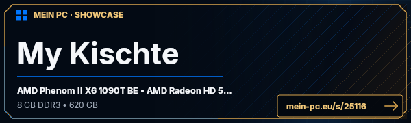 PC-Showcase My Kischte von Kassadin auf MEIN PC