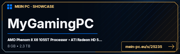 PC-Showcase MyGamingPC von dream4u auf MEIN PC