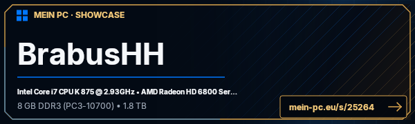 PC-Showcase BrabusHH von BrabusHH auf MEIN PC