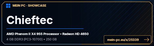 PC-Showcase Chieftec von Darkmoon auf MEIN PC
