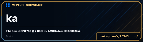 PC-Showcase ka von Sl1M auf MEIN PC