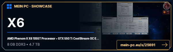 PC-Showcase X6 von erfurter1 auf MEIN PC