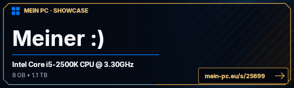 PC-Showcase Meiner :)  von fireman1023 auf MEIN PC