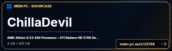 PC-Showcase ChillaDevil von DevilGamer auf MEIN PC