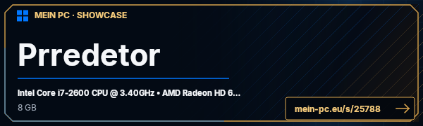 PC-Showcase Prredetor  von Hundo auf MEIN PC