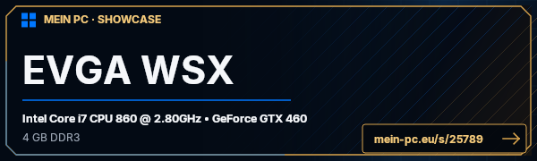 PC-Showcase EVGA WSX von Strikerzorz auf MEIN PC