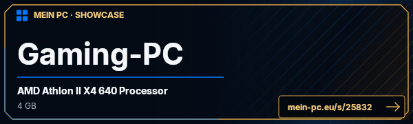 PC-Showcase Gaming-PC von Kosschy73 auf MEIN PC