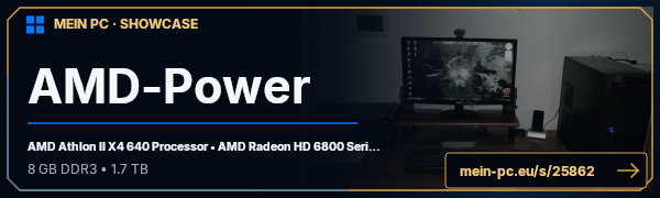 PC-Showcase AMD-Power von live1986 auf MEIN PC