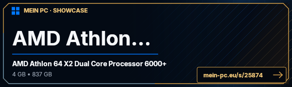 PC-Showcase AMD Athlon X2 von ThunderGod auf MEIN PC