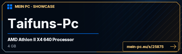 PC-Showcase Taifuns-Pc von Taifun auf MEIN PC