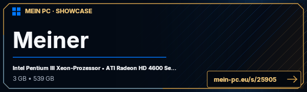 PC-Showcase Meiner von Mav3rick91 auf MEIN PC