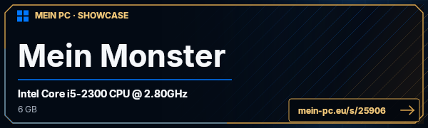 PC-Showcase Mein Monster von venom30 auf MEIN PC