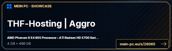 PC-Showcase THF-Hosting | Aggro von Aggro auf MEIN PC