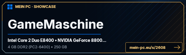 PC-Showcase GameMaschine von Viper auf MEIN PC