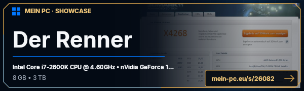PC-Showcase Der Renner von neXT|Hyper auf MEIN PC