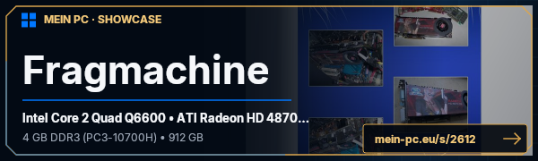 PC-Showcase Fragmachine von Cutter auf MEIN PC