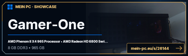 PC-Showcase Gamer-One von xD_alexxx_xD auf MEIN PC