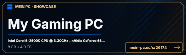 PC-Showcase My Gaming PC von Mr. Evil auf MEIN PC