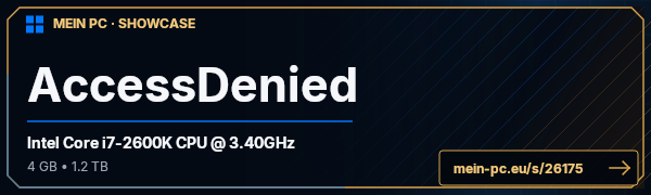 PC-Showcase AccessDenied von WallWalker auf MEIN PC