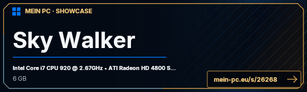 PC-Showcase Sky Walker von Sky_Walker auf MEIN PC