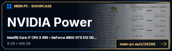 PC-Showcase NVIDIA Power von Wu_Jing auf MEIN PC