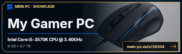 PC-Showcase My Gamer PC  von DarkSky auf MEIN PC