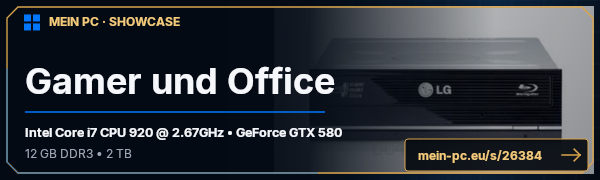 PC-Showcase Gamer und Office von erwinli auf MEIN PC