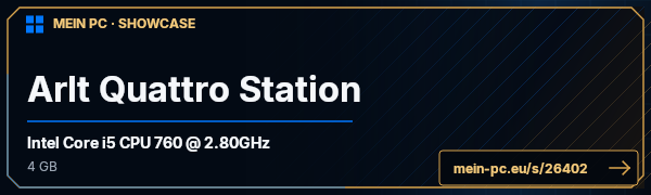 PC-Showcase Arlt Quattro Station von verrückter auf MEIN PC