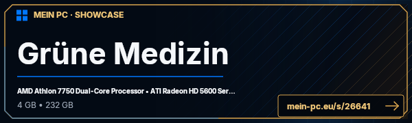 PC-Showcase Grüne Medizin von Grüne Medizin auf MEIN PC