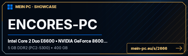 PC-Showcase ENCORES-PC von Encore auf MEIN PC