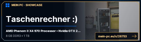 PC-Showcase Taschenrechner :) von HEiTZER92 auf MEIN PC