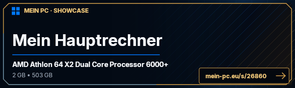 PC-Showcase Mein Hauptrechner von Metropol3 auf MEIN PC
