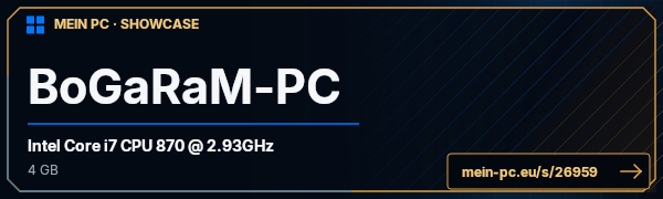 PC-Showcase BoGaRaM-PC von BoGaRaM auf MEIN PC