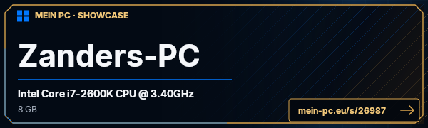PC-Showcase Zanders-PC von xZanderx auf MEIN PC
