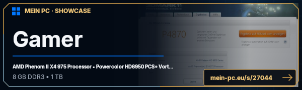 PC-Showcase Gamer von Squastar auf MEIN PC