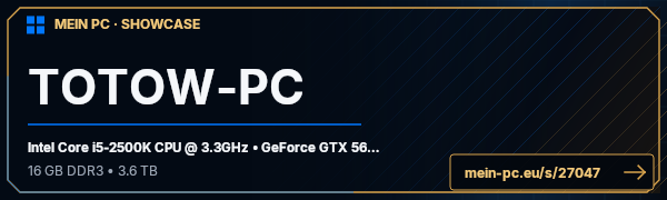 PC-Showcase TOTOW-PC von totow auf MEIN PC