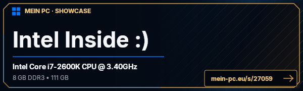 PC-Showcase Intel Inside :) von WhiteRoyalFlush auf MEIN PC