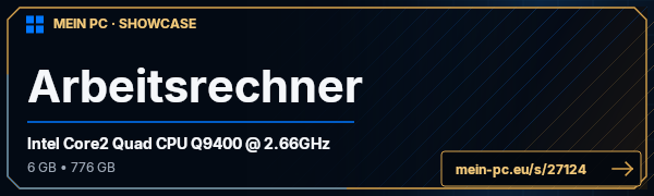PC-Showcase Arbeitsrechner von Buaman auf MEIN PC