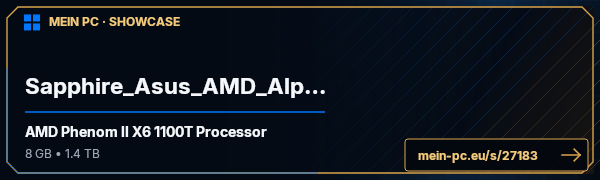 PC-Showcase Sapphire_Asus_AMD_Alpenföhn von ScOrNi auf MEIN PC