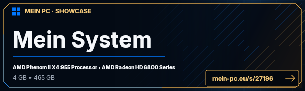 PC-Showcase Mein System von jmr1989 auf MEIN PC