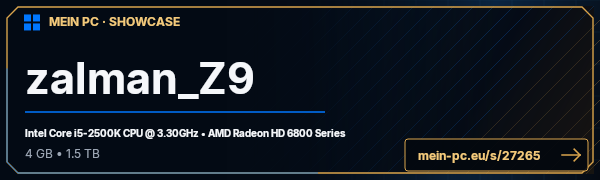 PC-Showcase zalman_Z9 von c4un7er auf MEIN PC