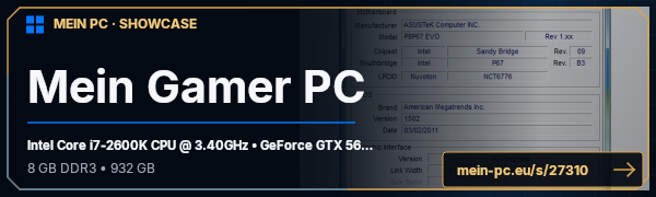 PC-Showcase Mein Gamer PC von nguyen1998 auf MEIN PC
