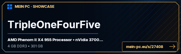 PC-Showcase TripleOneFourFive von TripleOneFourFive auf MEIN PC