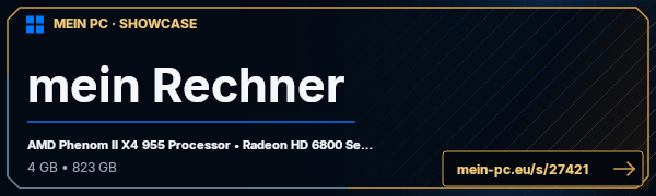 PC-Showcase mein Rechner von r.schmidt auf MEIN PC