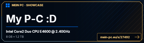 PC-Showcase My P-C :D von godlikepro auf MEIN PC