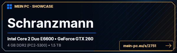 PC-Showcase Schranzmann von Schranzmann auf MEIN PC