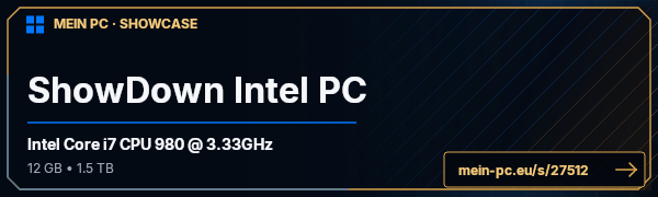 PC-Showcase ShowDown Intel PC von ShowDown auf MEIN PC
