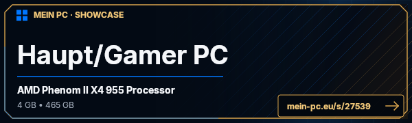 PC-Showcase Haupt/Gamer PC von sTyLeS auf MEIN PC