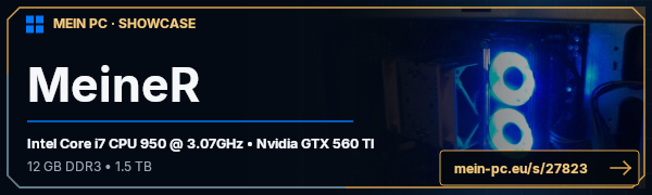 PC-Showcase MeineR von sp3xx.de auf MEIN PC
